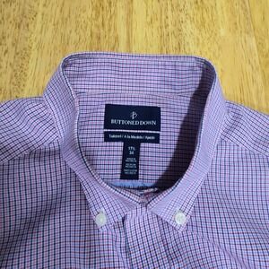 Buttoned Down Tailored 17.5x34 Long Sleeved‎ Mens Shirt